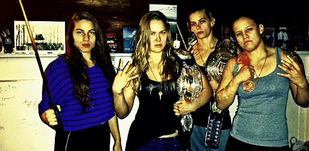 Les 4 femmes du MMA