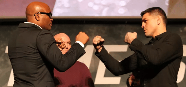 Anderson Silva et Nick Diaz face à face 