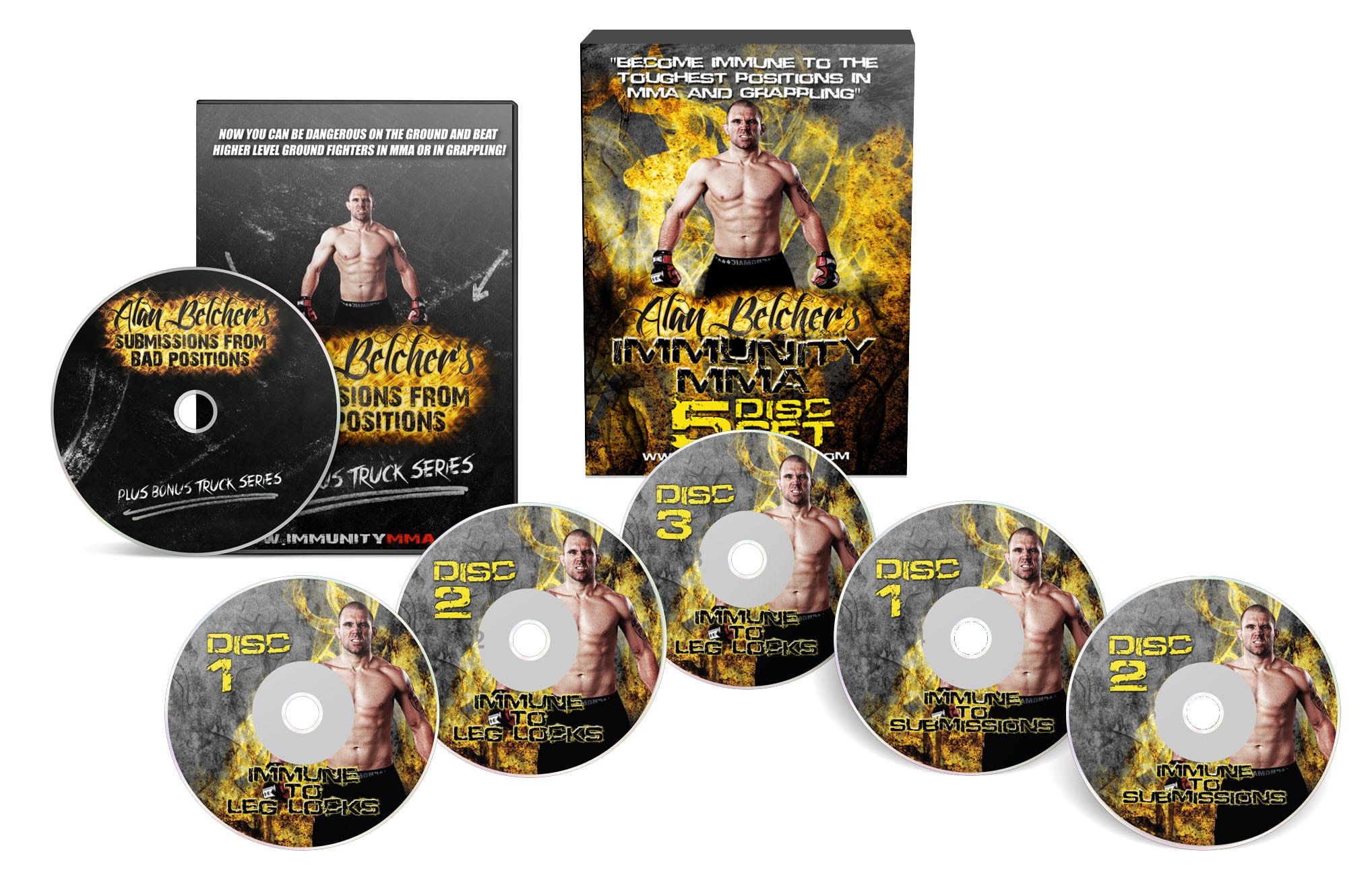 DVD grappling d'Alan Belcher