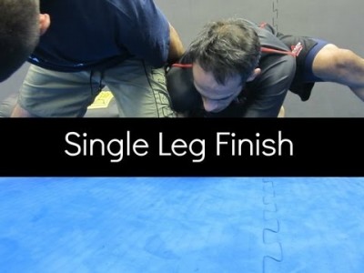 Variante d’un single leg takedown