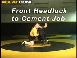 Retournement à partir du front head lock